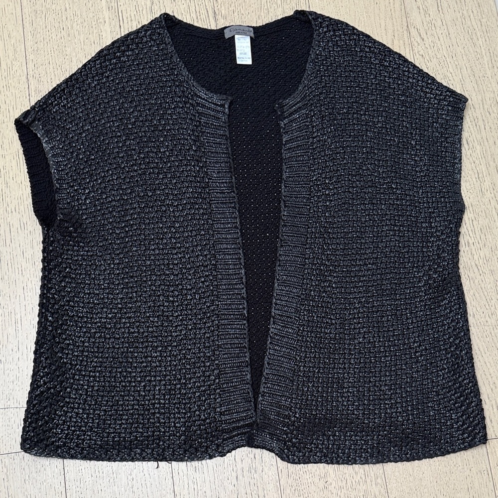 Women's Black Knit Sweater vest